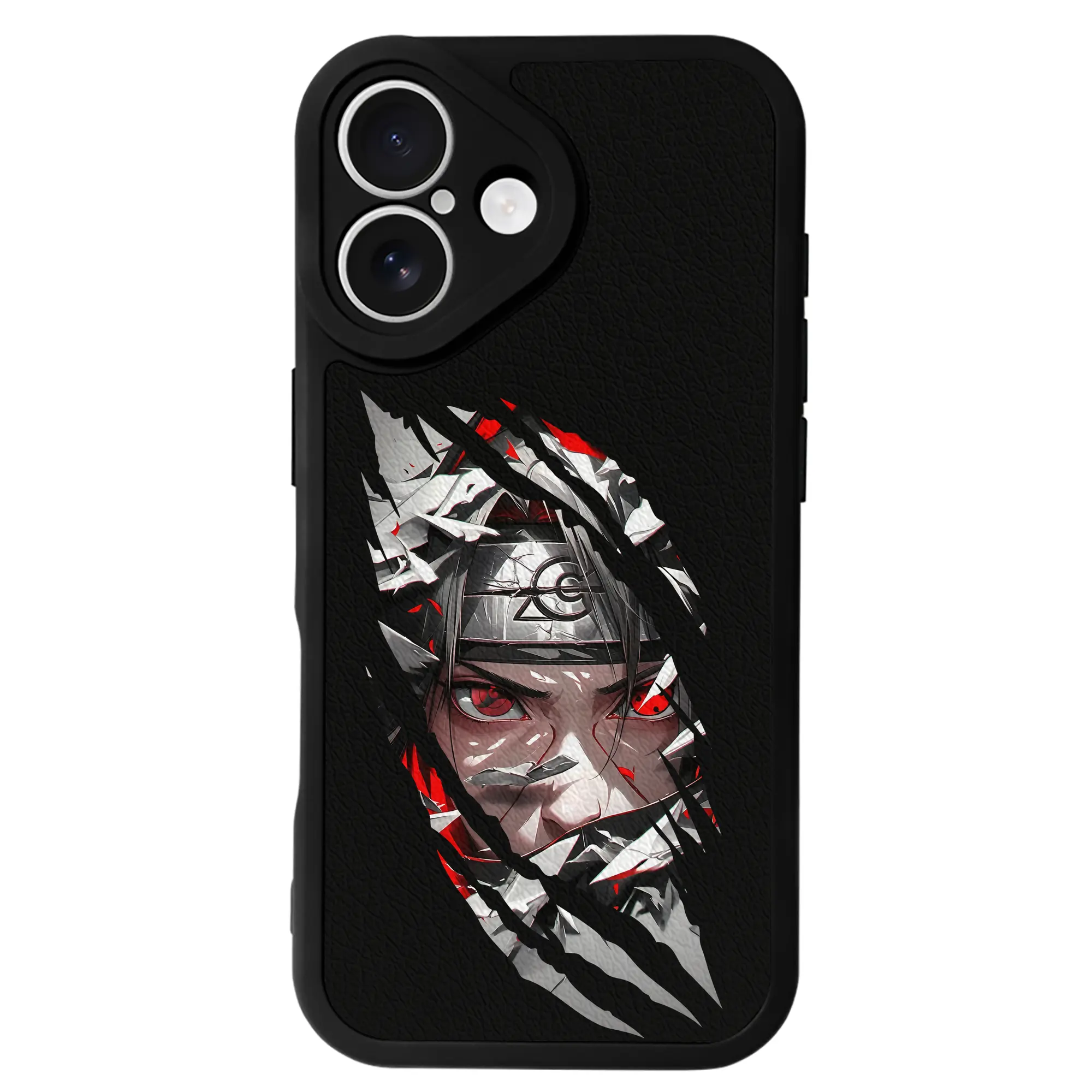 ナルト グッズ うちは イタチ - IPhone 16シリーズ対応 ・ シリコンスマホケース ・ レザー調 ・ 高精度フィット ・ 耐衝撃 ・ ワイヤレス充電対応 ・ 精密カット